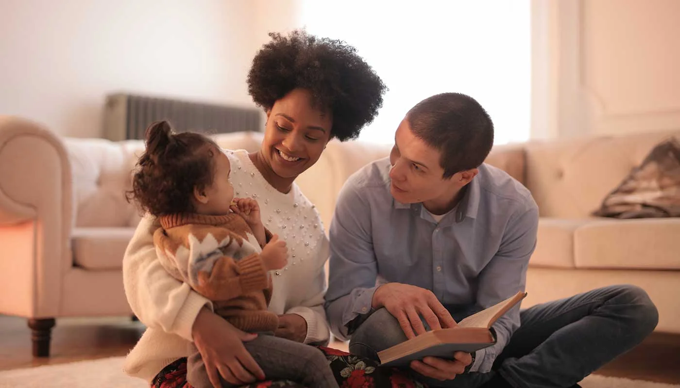 Family in a oil heated home.